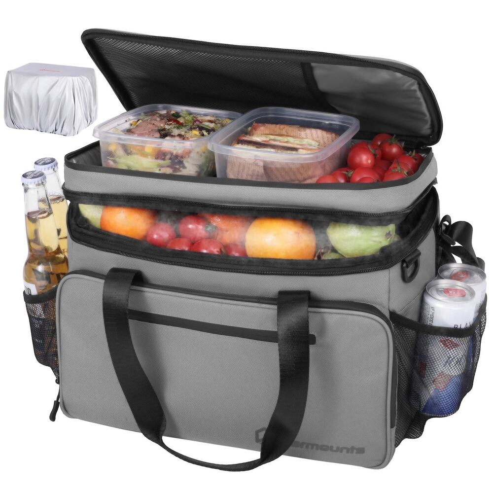 48 Can Soft Cooler Bag- Insulated, Leakproof, Brand new in Grey
